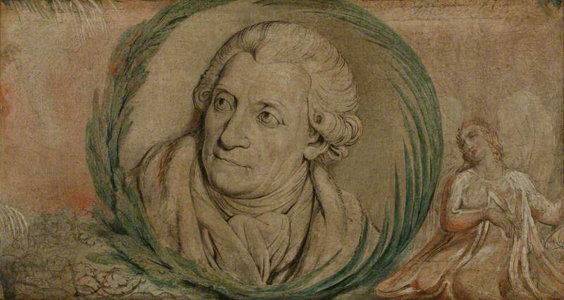 Friedrich Gottlieb Klopstock (1724–1803) - William Blake image 1 copie peinte à la main à l’huile