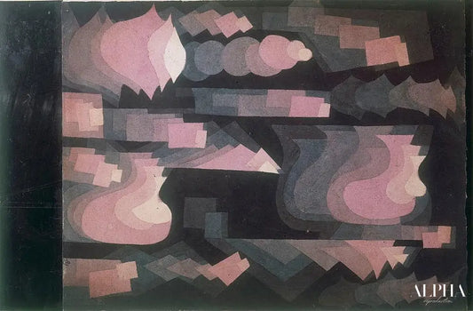 Fugue en rouge - Paul Klee - Reproductions de tableaux et peintures haut de gamme