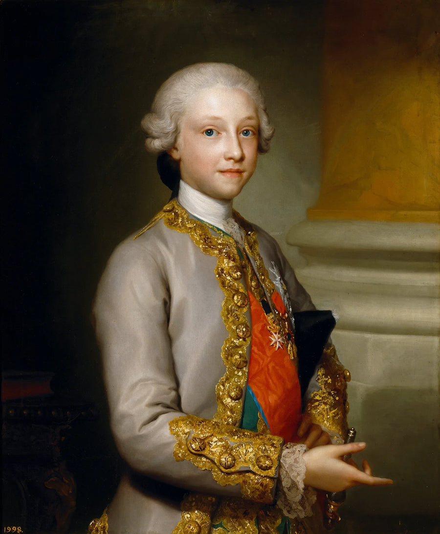 가브리엘 앙투안 드 부르봉, 스페인 어린이 - 안톤 라파엘 멩스