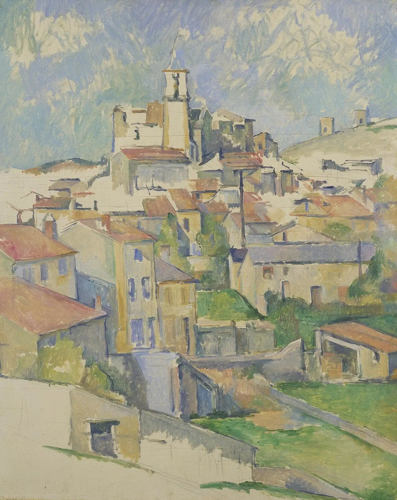 Gardanne (vue verticale) - Paul Cézanne image 1 tableau peint à l’huile sur toile