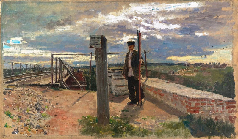 철도 경비원. 코트코보 - 일리야 레핀

Source:
Garde ferroviaire. Khotkovo - Ilya Repin