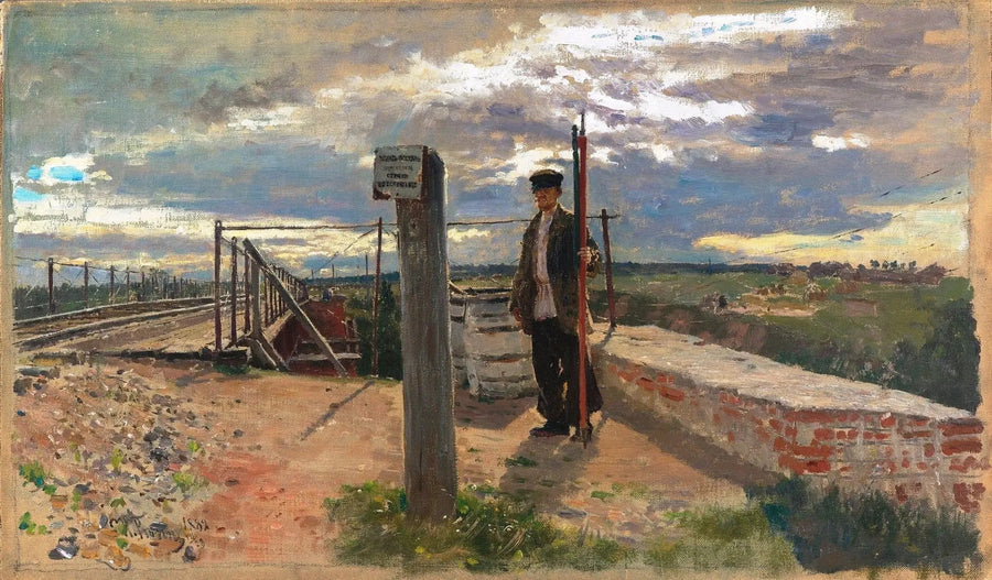 철도 경비원. 코트코보 - 일리야 레핀

Source:
Garde ferroviaire. Khotkovo - Ilya Repin