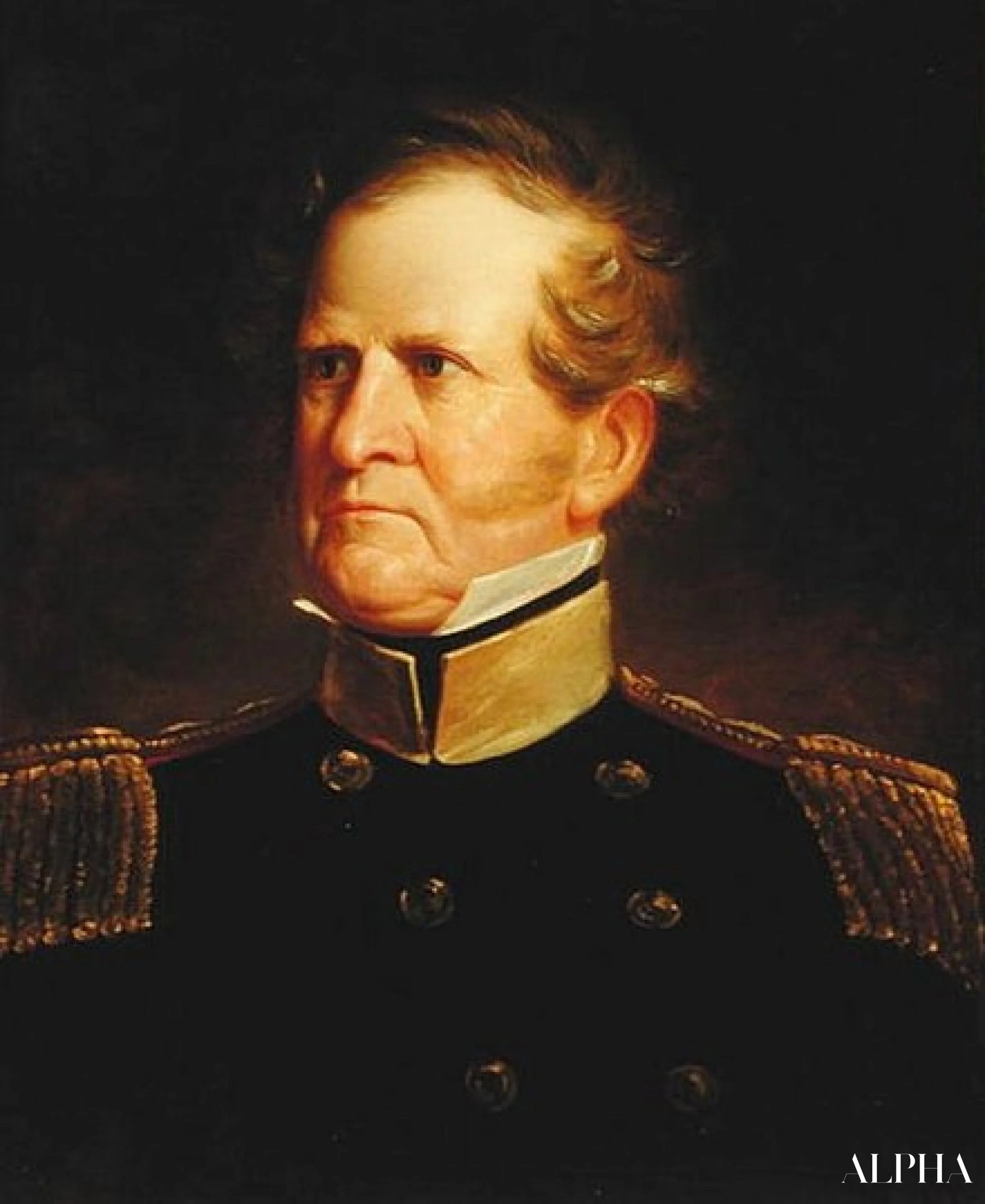 General Winfield Scott - George Catlin - Reproductions de tableaux et peintures haut de gamme