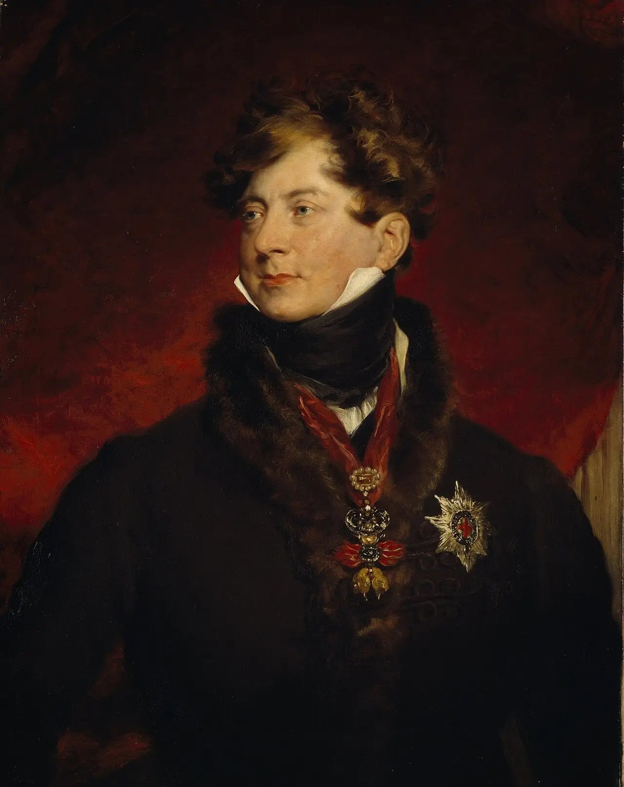 George IV, 1762 - 1830. A régné comme régent de 1811 à 1820, comme roi de 1820 à 1830. - Thomas Lawrence image 1 reproduction réalisée par Alpha Reproduction