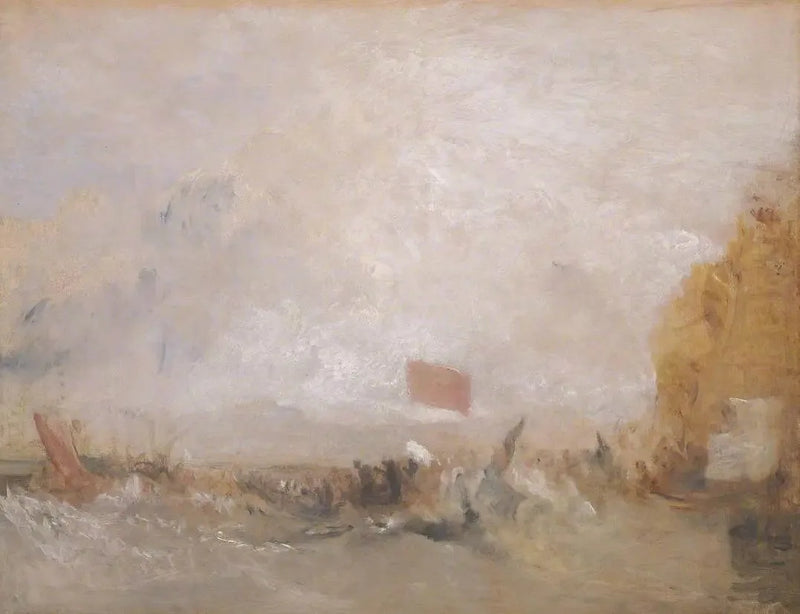 조지 4세의 '로열 조지' 출항, 1822 - J. M. W. 터너