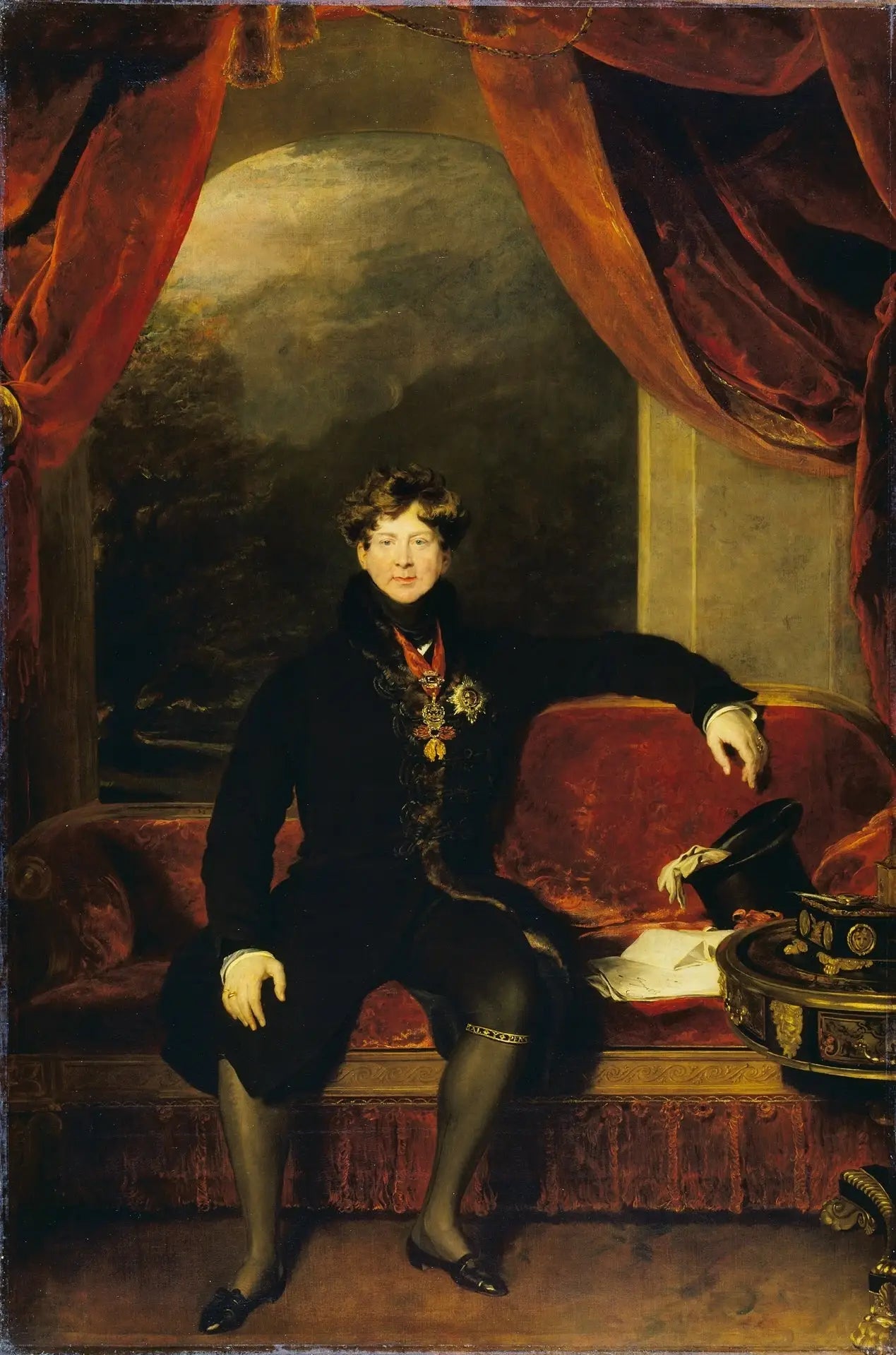 Georges IV - Thomas Lawrence image 1 reproduction artisanale de tableau