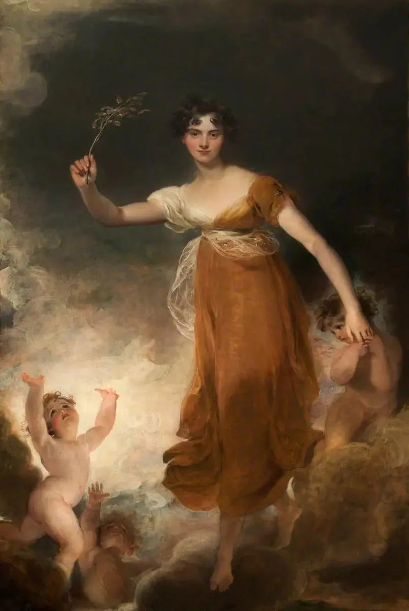 조지아나 마리아 레스터(1793-1859), 데이 테이블리 부인, « 희망 » 역할 - 토마스 로렌스