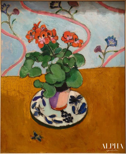 Géraniums - Matisse - Reproductions de tableaux et peintures haut de gamme