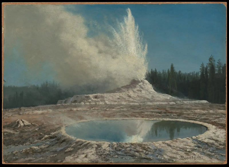 가이저, 옐로스톤 공원 - 알버트 비어슈타트

Source:
Geyser, parc de Yellowstone - Albert Bierstadt
