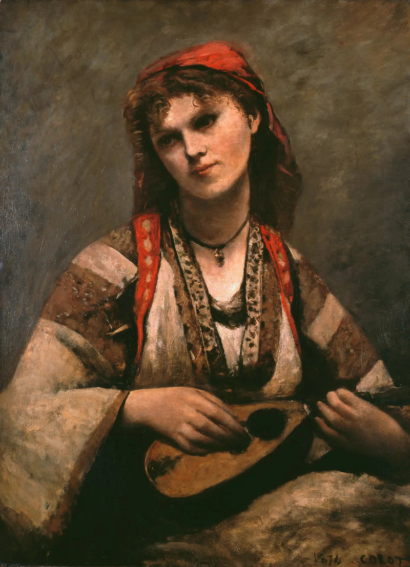 기타네 아 라 만돌린 - 장 바티스트 카밀 코로

Source:
Gitane à la mandoline - Jean-Baptiste Camille Corot