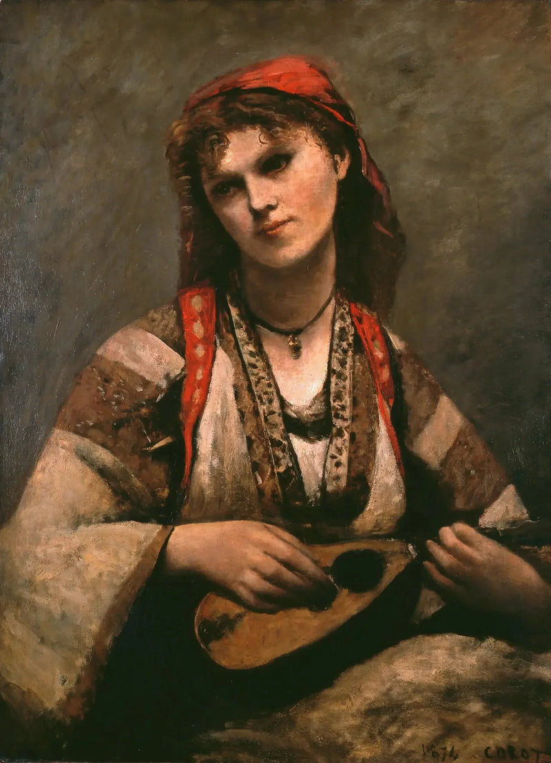 기타네 아 라 만돌린 - 장 바티스트 카밀 코로

Source:
Gitane à la mandoline - Jean-Baptiste Camille Corot