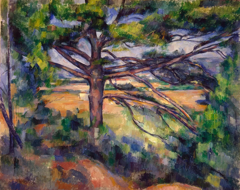 큰 소나무와 붉은 땅 - Paul Cézanne