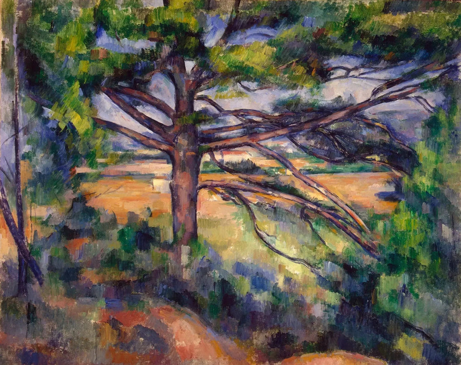 큰 소나무와 붉은 땅 - Paul Cézanne