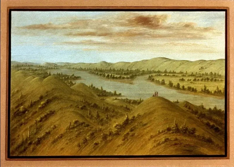 그레이시 블러프스, 오하이오 강 유역 - 조지 캐틀린

Source:
Grassy Bluffs, Haut-Missouri - George Catlin