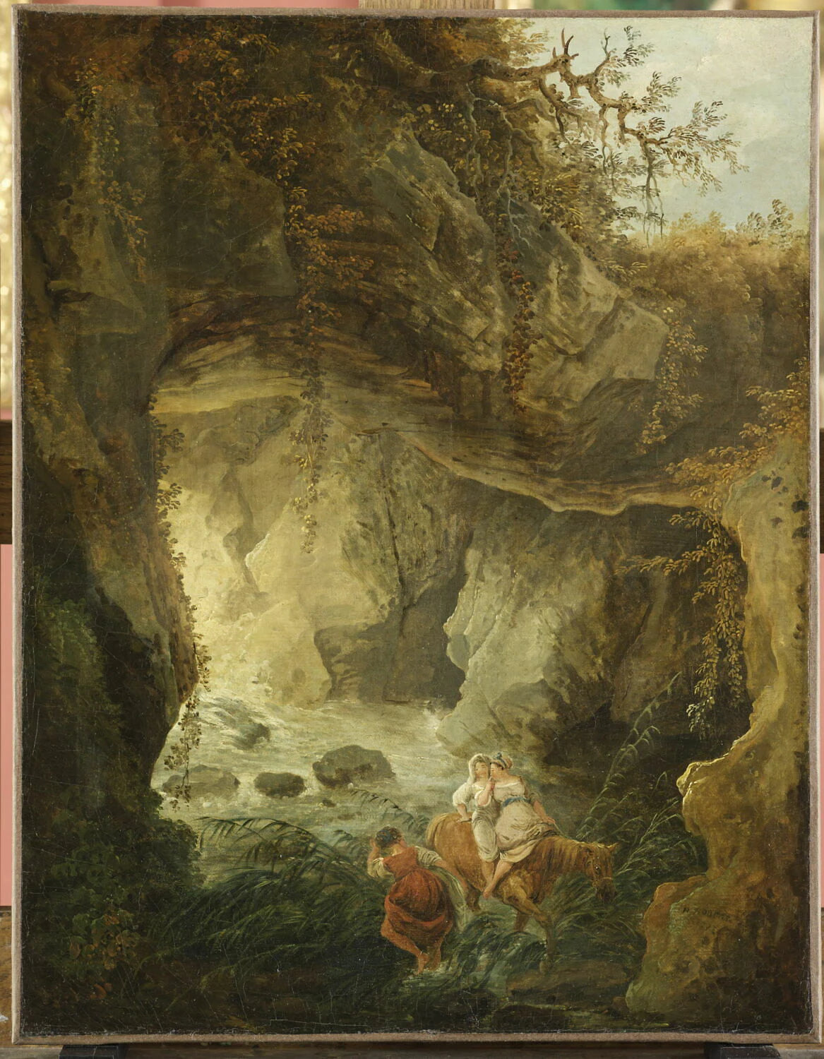 La Grotte - Hubert Robert