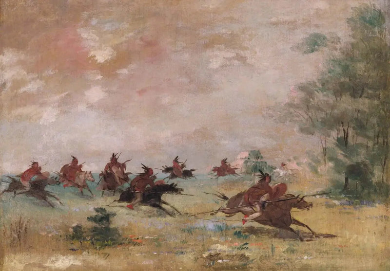 전투 그룹 코만치, 야생 말 위에 올라탄 - 조지 캐틀린

Source:
Groupe de guerre comanche, monté sur des chevaux sauvages - George Catlin