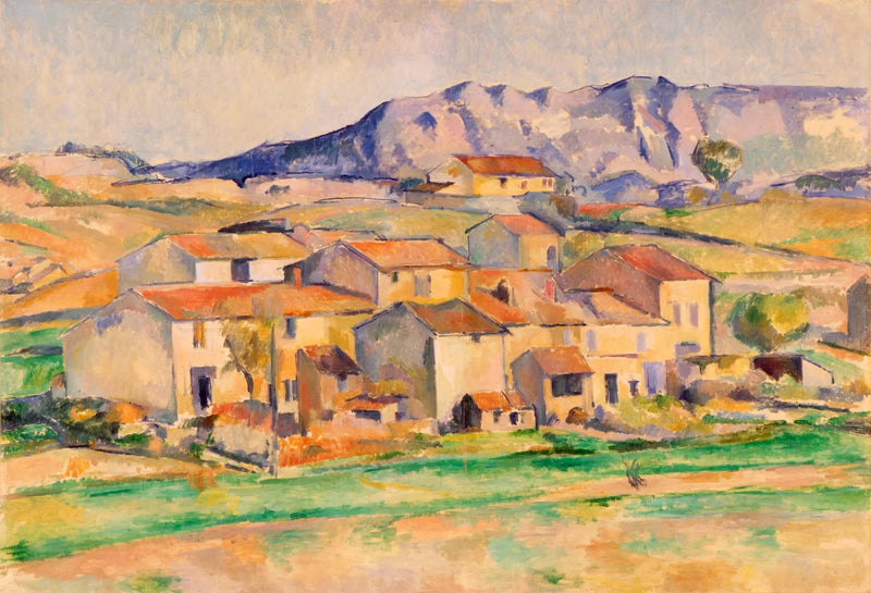 가르단 근처 파예네의 마을 - 폴 세잔