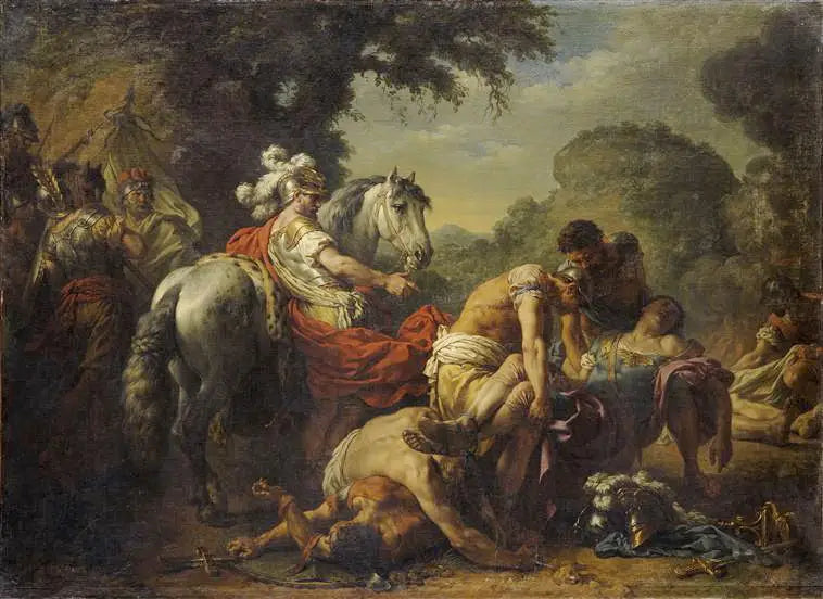 한니발이 마르셀루스의 시신을 찾은 후 - 루이 장 프랑수아 라그레네

Source:
Hannibal ayant retrouvé le corps de Marcellus - Louis Jean François Lagrenée