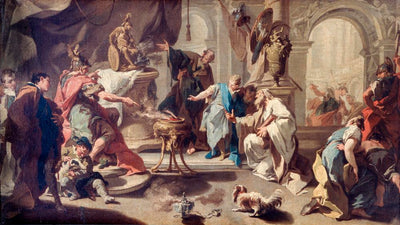 Hannibal jure de se venger des Romains - Giovanni Battista Pittoni - Alpha Reproduction