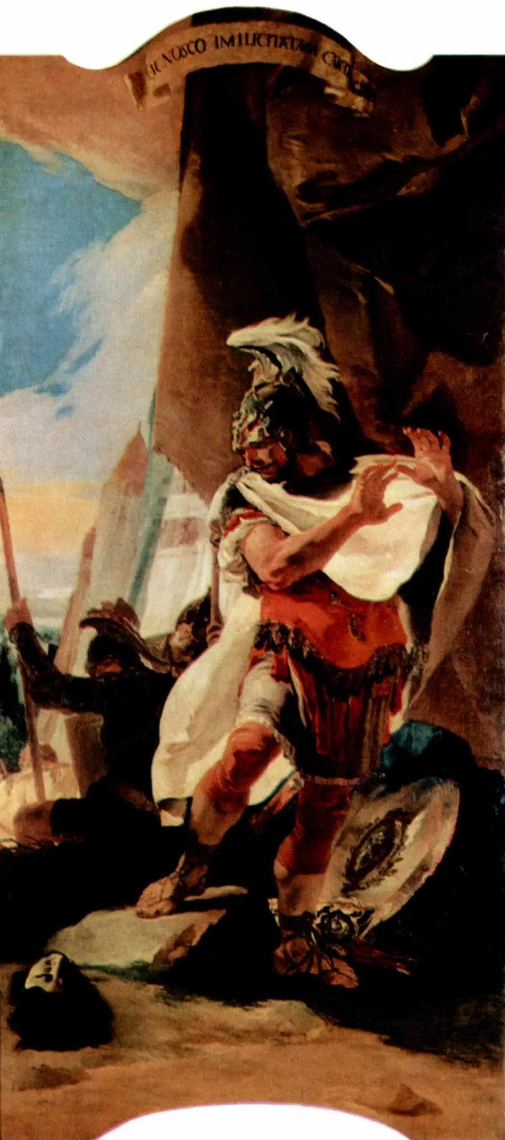 Hannibal reconnaît la tête de son frère Hasdrubal - Giovanni Battista Tiepolo - Alpha Reproduction