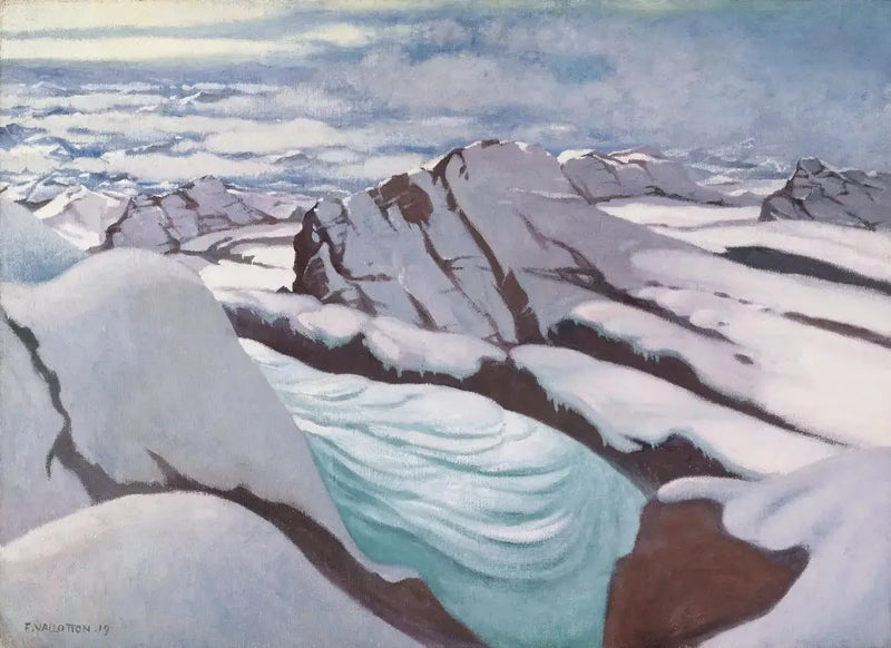 오대 알프스, 빙하와 눈 덮인 봉우리 - 펠릭스 발로통

Source:
Hautes Alpes, glaciers et pics neigeux - Félix Vallotton