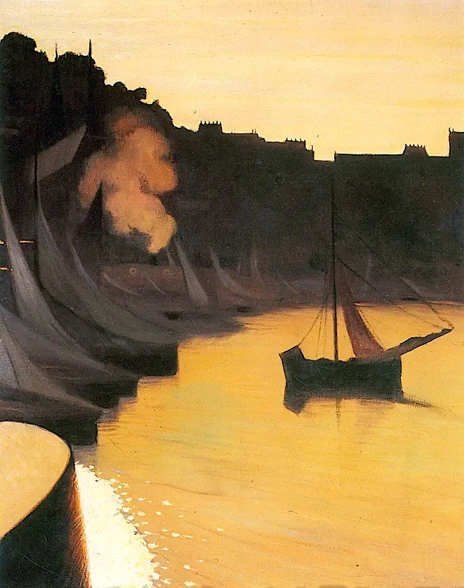 오를레앙 항구 - 펠릭스 발로통

Source:
Havre de Honfleur - Félix Vallotton