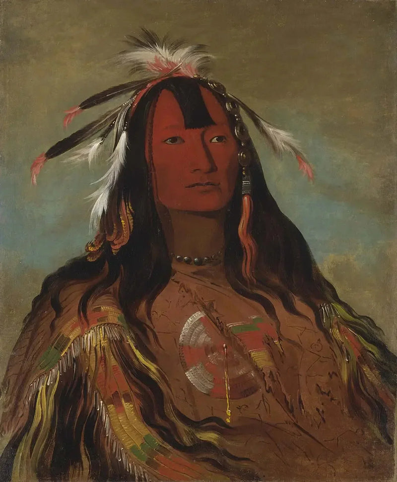 헤이오크스테킨, 토끼 가죽 레깅스 - 조지 캐틀린

Source:
Hee-oh'ks-te-kin, leggings en peau de lapin - George Catlin