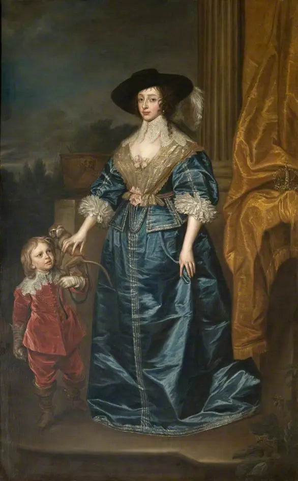 앙리엣타 마리아 (1609–1669), 난쟁이 제프리 허드슨과 함께 - 앙투안 반 다이크

Source:
Henrietta Maria (1609–1669), avec le nain, Geoffrey Hudson - Antoine van Dyck
