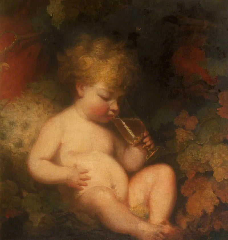 헨리 조지 허버트, 나중에 카나버론 2세 백작 (1772-1833), 어린 바커스 역할 - 조슈아 레이놀즈