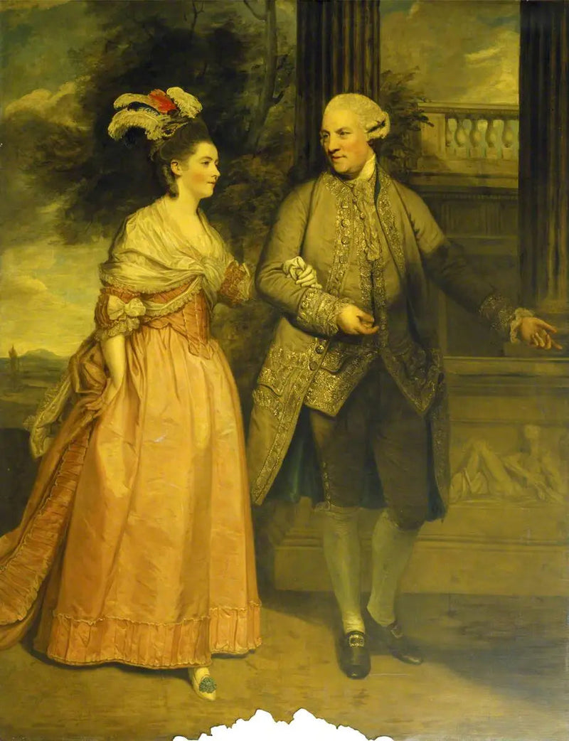 헨리 로프터스, 일리 백작 1세 (1709-1783)와 그의 부인 프랜시스 먼로, 일리 백작부인 (1821년 사망) - 조슈아 레이놀즈