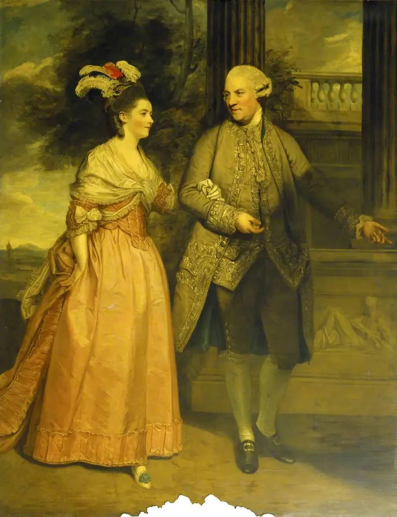 헨리 로프터스, 일리 백작 1세 (1709-1783)와 그의 부인 프랜시스 먼로, 일리 백작부인 (1821년 사망) - 조슈아 레이놀즈