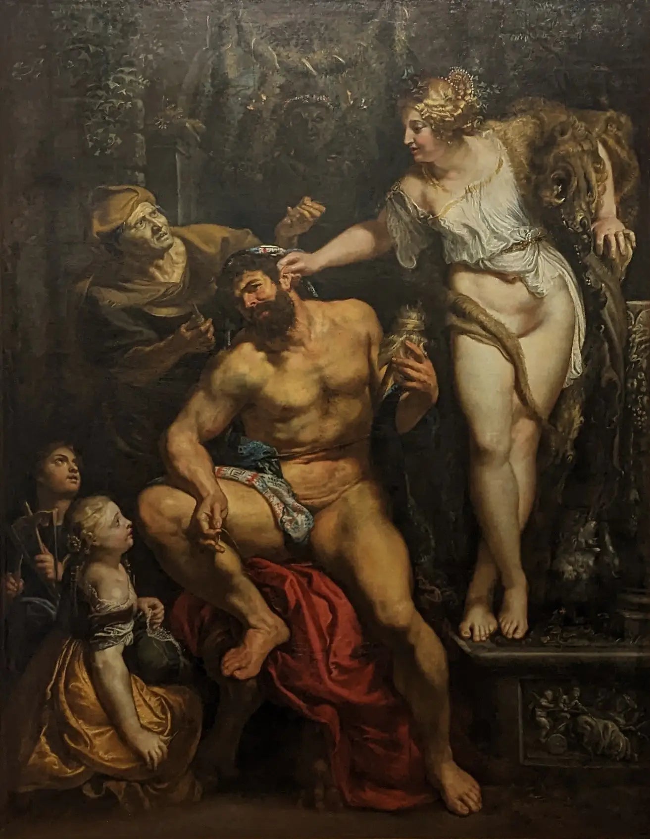 Hercule et Omphale - Peter Paul Rubens image 1 reproduction de peinture à l’huile