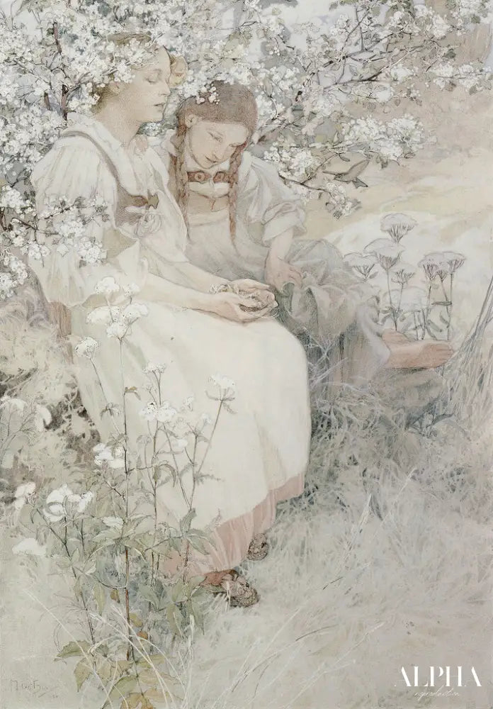 Heureux ceux qui ont le cœur pur - Mucha - Reproductions de tableaux et peintures haut de gamme