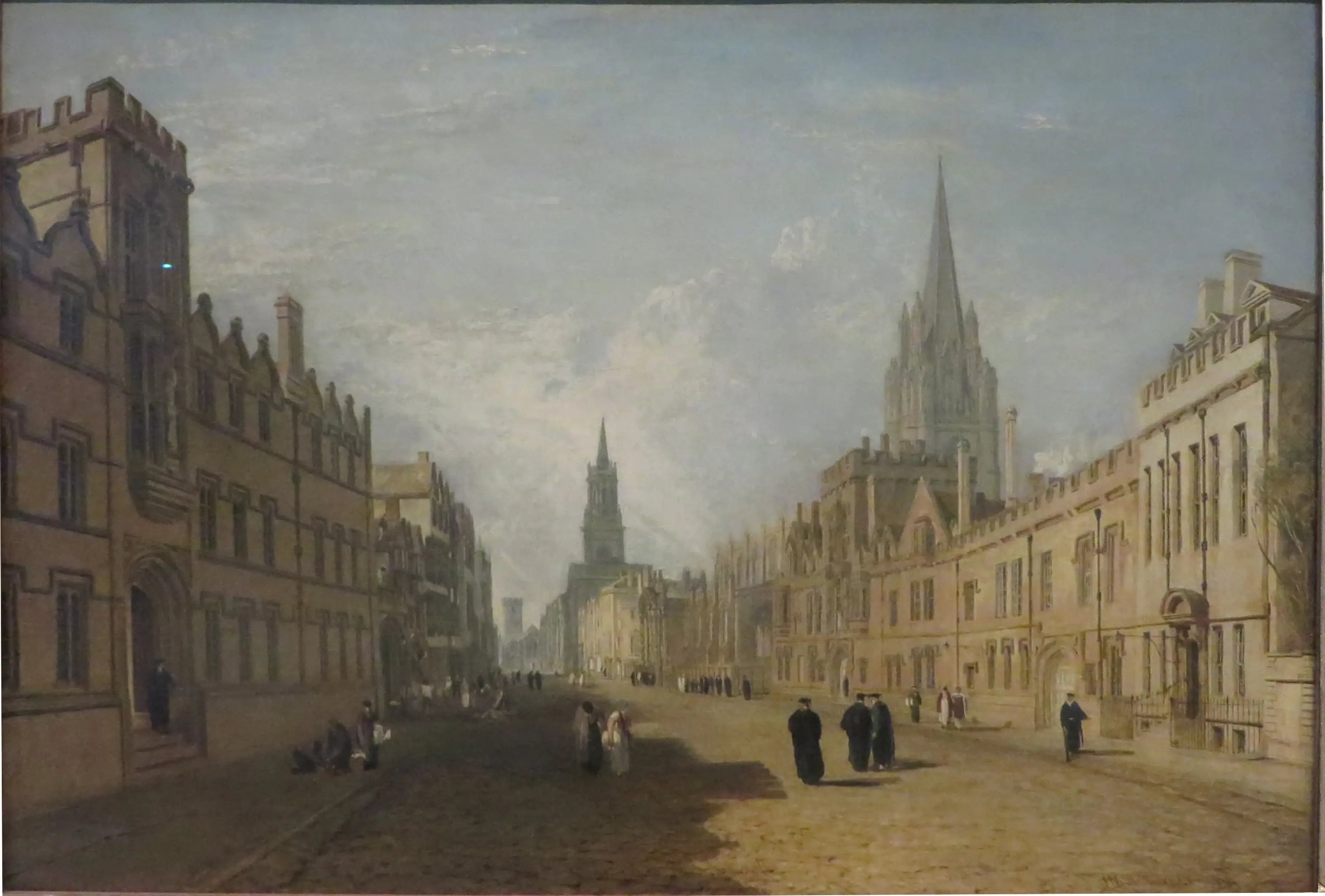 High Street, Oxford - J. M. W. Turner image 1 reproduction artisanale de tableau