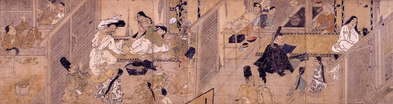 Histoire d’un peintre, Fujiwara no Nobuzane, 1400