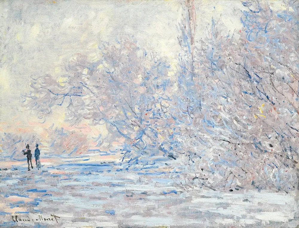 Hiver à Giverny - Claude Monet image 1 reproduction réalisée par Alpha Reproduction