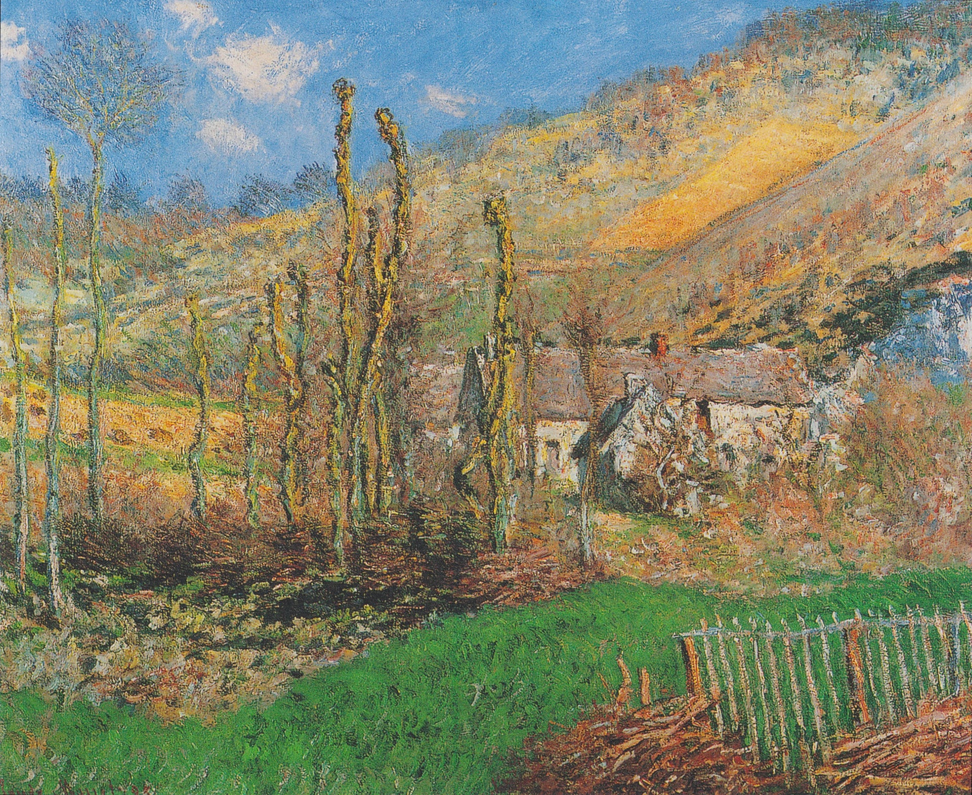 Paysage d’hiver au val de Falaise W975 par Claude Monet, Kunsthaus Zürich