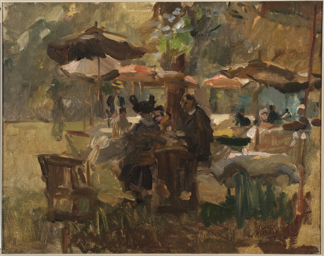 Hyde Park - Isaac Israëls image 1 reproduction artisanale de tableau