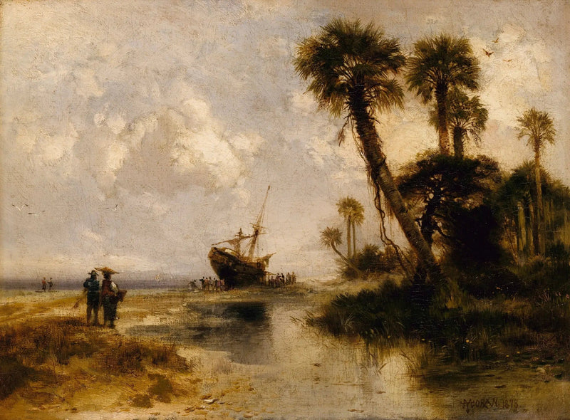 포트 조지 섬, 플로리다 - 토마스 모란

Source:
Île de Fort George, Floride - Thomas Moran