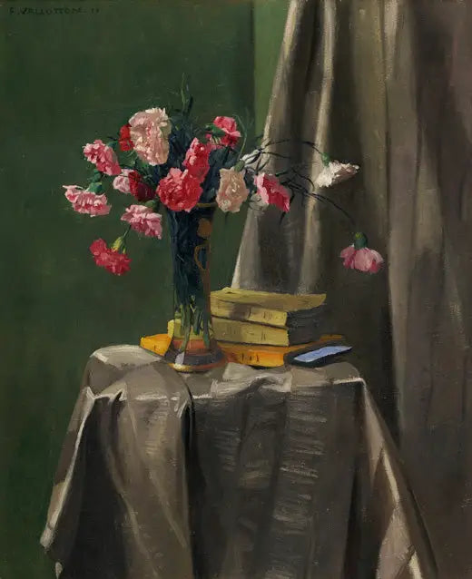 장미 꽃과 책들 - 펠릭스 발로통

Source:
Œillets roses et livres - Félix Vallotton