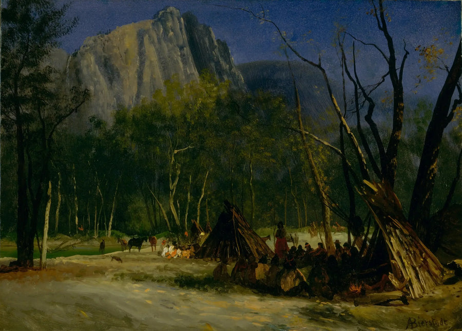 인디언들, 캘리포니아 - 알버트 비어슈타트

Source:
Indiens au Conseil, Californie - Albert Bierstadt