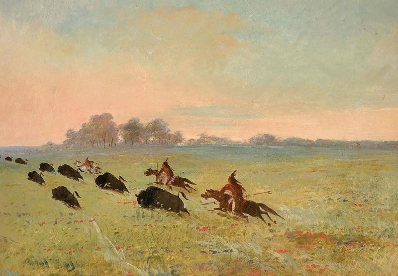 인디언 코만치가 버팔로를 사냥하는 모습 - 조지 캐틀린

Source:
Indiens Comanches chassant le bison - George Catlin