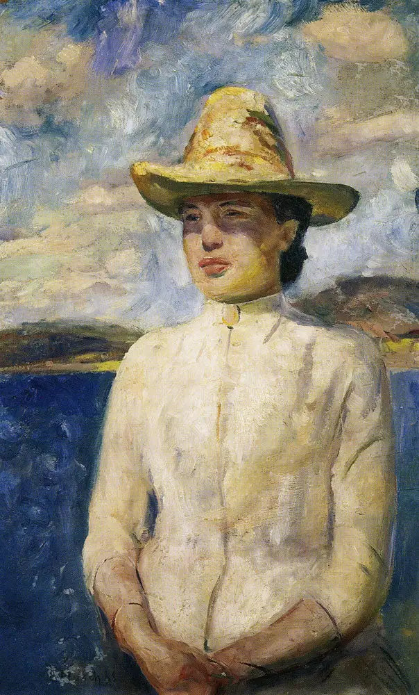 Inger au soleil - Edvard Munch image 1 tableau peint à l’huile sur toile