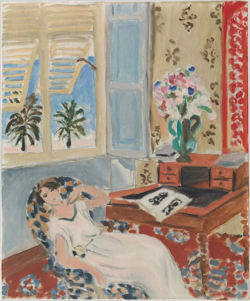 Reproduction du tableau « Intérieur à Nice, la sieste - Henri Matisse » par Alpha Reproduction en peinture à l’huile