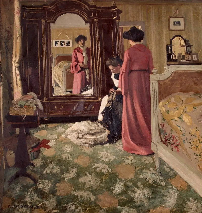 내부, 두 인물의 방 - 펠릭스 발로통

Source:
Intérieur, chambre à deux personnages - Félix Vallotton