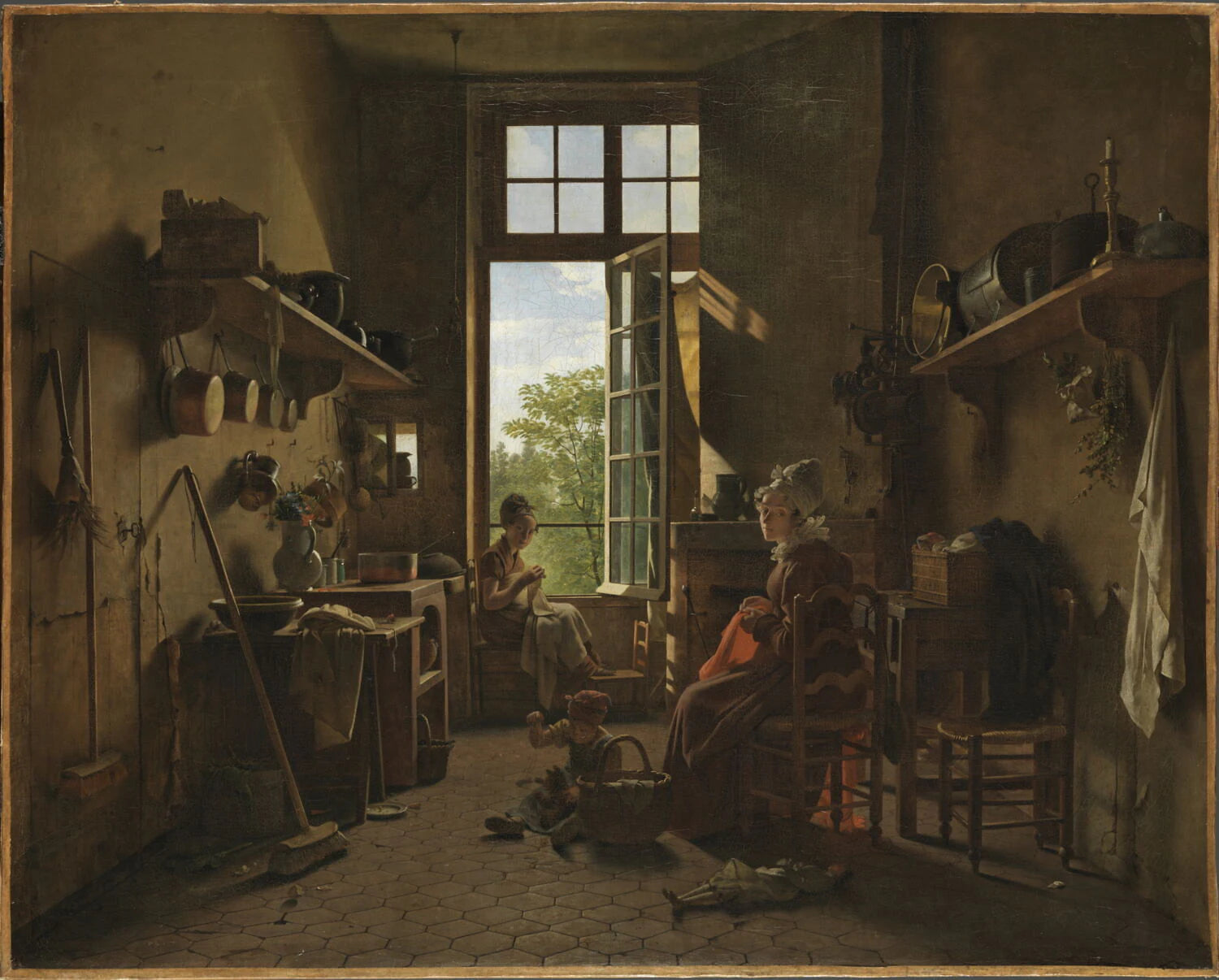 Intérieur d'une cuisine - Martin Drölling