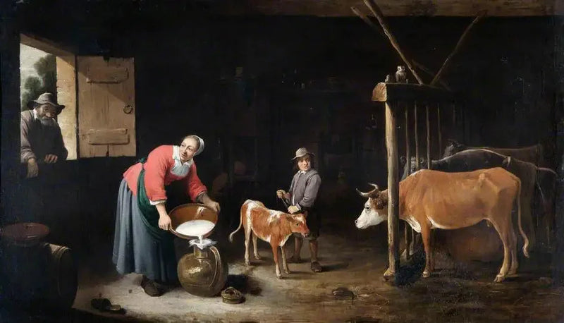 헛간 내부 - 데이비드 테니어스 더 쥬네

Source:
Intérieur d'une étable - David Teniers le Jeune