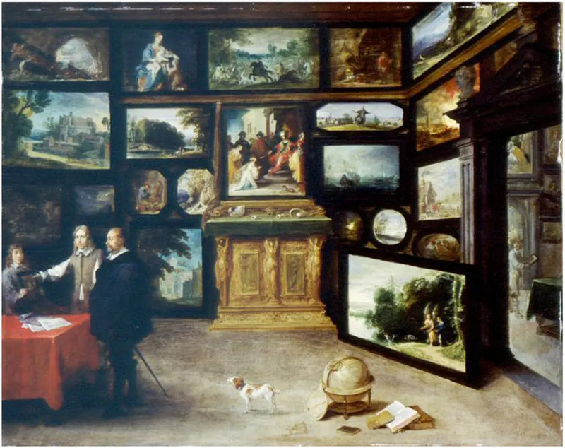 화랑 내부 - 데이비드 테니어르 르 쥬앙

Source:
Intérieur d'une galerie de tableaux - David Teniers le Jeune