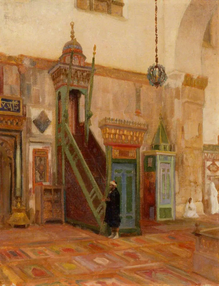 다마스쿠스 대모스크의 미나브 또는 모스크 내부 - 프레데릭 레이튼

Source:
Intérieur d'une mosquée ou le Mimbar de la Grande Mosquée de Damas - Frederic Leighton
