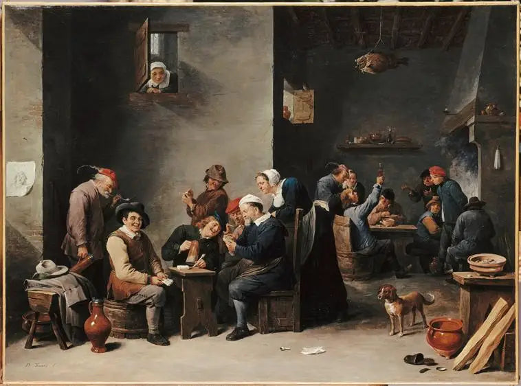 카바레 내부. 카드 놀이 - 다비드 테니에르 주니어

Source:
Intérieur de cabaret. La Partie de cartes - David Teniers le Jeune